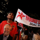 Un acto de campaña del candicato Lula.