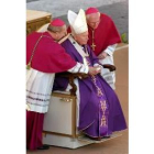 El Papa Juan Pablo II, ayer, durante la ceremonia de beatificación