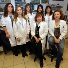El grupo liderado por la doctora Marín Vieira.