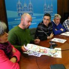 En el centro, Arias, Mendo, Miranda y Ruiz, en la presentación.