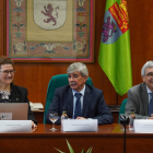 Mercedes Siles, García Marín y José Ángel Domínguez. MIGUEL F.B.