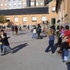 El patio del colegio Valentín García Yebra, en Ponferrada, ha sufrido diversos actos gamberriles