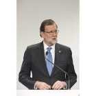 El presidente del PP y del Gobierno, Mariano Rajoy. DIEGO CRESPO