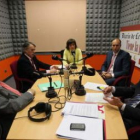 Eduardo Fernández, Francisco Álvarez, la moderadora Nuria González, José Antonio Díez y Jaime Gonzál