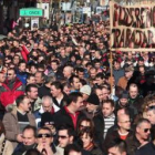 Un gentío tomó las calles de León para reinvindicar por el futuro de la mina.