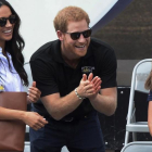 El príncipe Enrique y Meghan Markle (izquierda), el pasado 25 de septiembre.