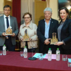 Los alcaldes de Valdelugueros, Santa Colomba y La Vecilla. C.L.C.