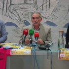 Presentación de la carrera ‘A Santiago contra el cáncer’. J. NOTARIO