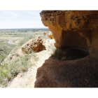 Detalle de las Cuevas Menudas, entre los municipios de Villasabariego y Mansilla Mayor. RAMIRO