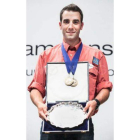 El campeón mundial de pesca mosca, David Arcay.