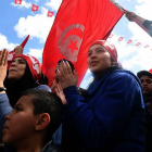 La concentración ha defendido "las libertades tunezinas frente al terrorismo".