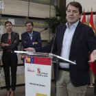 Alfonso Fernández Mañueco, ayer, durante su visita a Zamora. MARIAM A. MONTESINOS