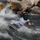 Final del campeonato de España de slalom en el canal de aguas bravas de Alejico. F. Otero Perandones.