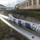 La zona continúa precintada por el Ayuntamiento de Ponferrada, aunque Confederación iniciará hoy de