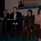 El candidato del PP, Juan Javier Gándara, durante el acto ayer de la presentación de la candidatura