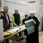 Un colegio electoral de Roma ya ha abierto las urnas.