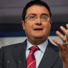 Óscar López, durante una rueda de prensa.