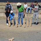 Los bolos o el juego de la rana contaron con su protagonismo en la concentración.