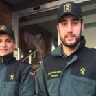 Los dos agentes implicados. BENEMÉRITA AL DÍA