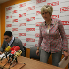 Isabel Céspedes explicó ayer la falta de acuerdo laboral.