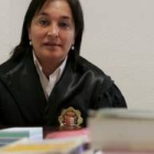 María Engracia Martínez Villaverde, en su despacho de la Audiencia Provincial de León
