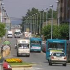 Imagen del barrio ponferradino de Flores del Sil, una de las zonas más populosas de la ciudad