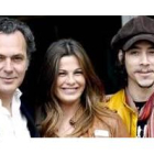 Los actores José Coronado,  Vanessa Incontrada y Óscar Jaenada