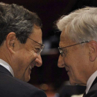 Draghi y Trichet, en una imagen de archivo.
