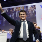 Manuel Valls, el 13 de diciembre, en un acto de presentación de su candidatura.