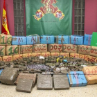 Droga incautada por la Guardia Civil.