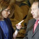 La ministra Chacón y el teniente general Sanz Roldán, en una foto de archivo.