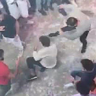 Imagen de la agresión mortal al joven italiano en Lloret.