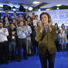 Cospedal, durante la clausura de la convención del partido en Toledo.