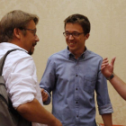 Errejón y Rufián, con Domènech.