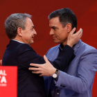 Pedro Sánchez tras ser elegido nuevo líder de la Internacional Socialista. CHEMA MOYA