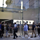 Tienda de Apple en Tokio, este viernes, día del lanzamiento del iPhone 7.
