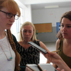 La alumnas del proyecto de la Universidad de Kiel. A. VALENCIA