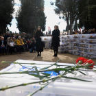 Inauguración del memorial en el cementerio de El Carmen en Valladolid.