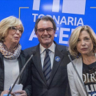 Irene Rigau, Artur Mas y Joana Ortega, en una imagen de archivo.