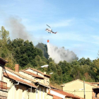 Uno de los helicópteros, en las labores de extinción del incendio ocurrido en 2013.