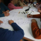 Enfermos de alzhéimer de León participan en las actividades que organiza la asociación