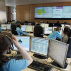 Sala de coordinación del servicio de emergencias 112.