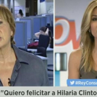 Celia Villalobos, ex presidenta del congreso, en una entrevista para el programa Espejo Público.