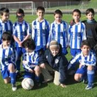 Formación de la Ponferradina B de la 1.ª División Provincial Benjamín