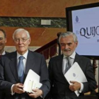 Javier Rodríguez Zapatero, De la Concha y Darío Villanueva.