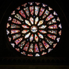 El rosetón de la Catedral, que va a ser restaurado.