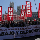 Manifestación del pasado 1 de mayo para exigir mejor empleo y menos despidos y contra la temporalidad.