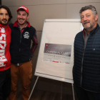 André Rodríguez, Lolo Díez y Ángel Calvo, ayer en la presentación de la carrera. L. DE LA MATA