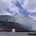Imagen del buque «Ysabel» del Ejército. EFE