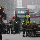 La polícia acordonó la zona a donde también se desplazaron distintas unidades del cuerpo de bomberos
